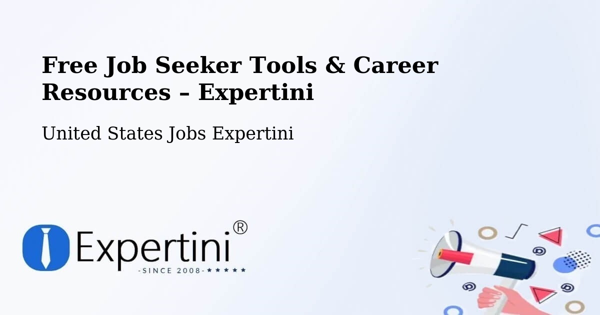 Free Job Seeker Tools & Career Resources – Baker - Baker, United States Jobs Expertini
